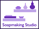 Sold at the Soapmaking Studio in San Diego, CA
